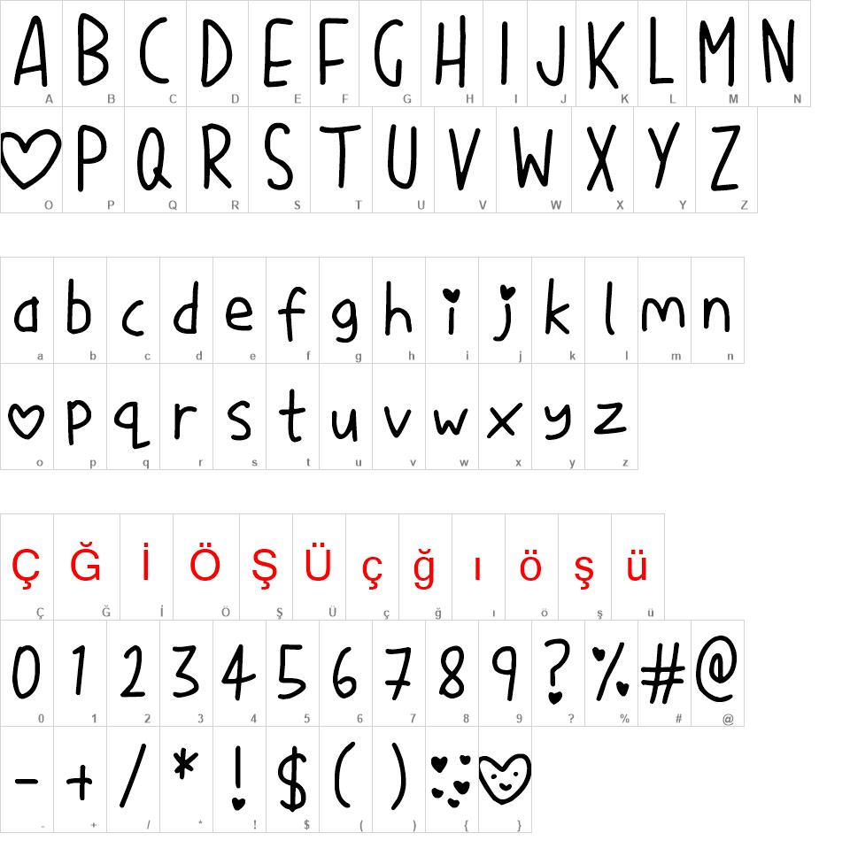 Love Me font